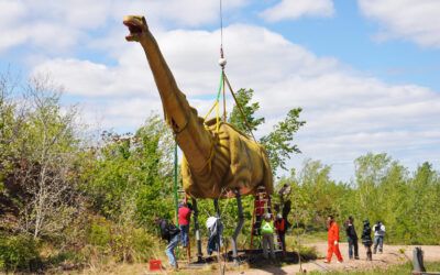 The Dinosaur Safari Park in Bronx Zoo