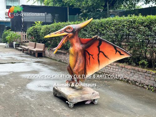 Life size animatronic Pterosaur simulation dinosaurs CCAD-117